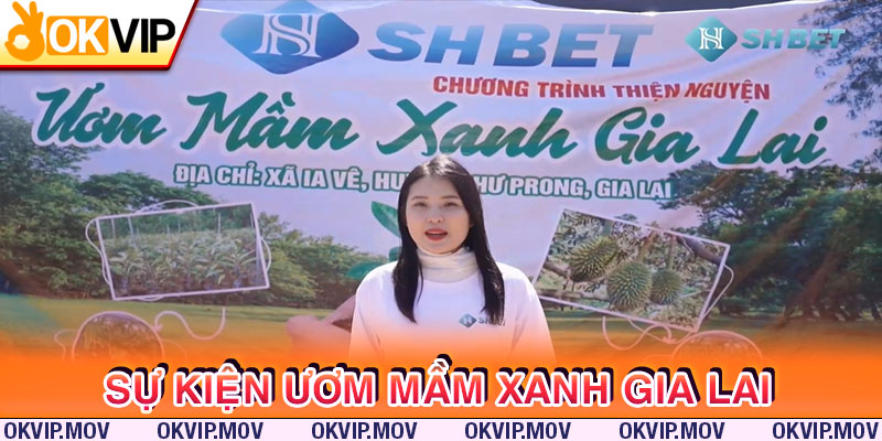 Sự kiện ươm mầm xanh Gia Lai cùng OKVIP và SHBET