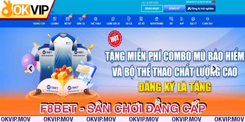 Trải nghiệm hoạt động cá cược đẳng cấp tại F8bet