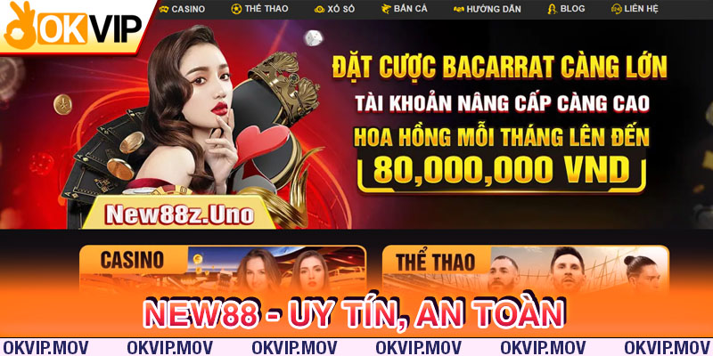 Vào game online tại thương hiệu New88 rất an toàn