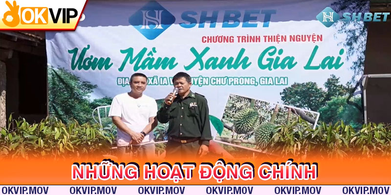 Hoạt động cụ thể trong hoạt động ươm mầm xanh Gia Lai