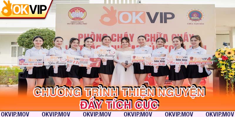 Chương trình thiện nguyện đầy tích cực và thiết thực nên được đánh giá rất cao 