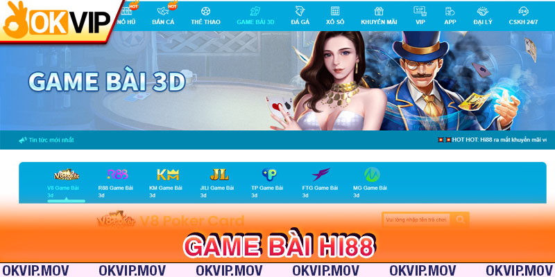 Game bài đổi thưởng Hi88