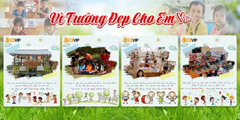 Chương trình vì trường đẹp cho em mang lại ý nghĩa vô cùng sâu sắc 