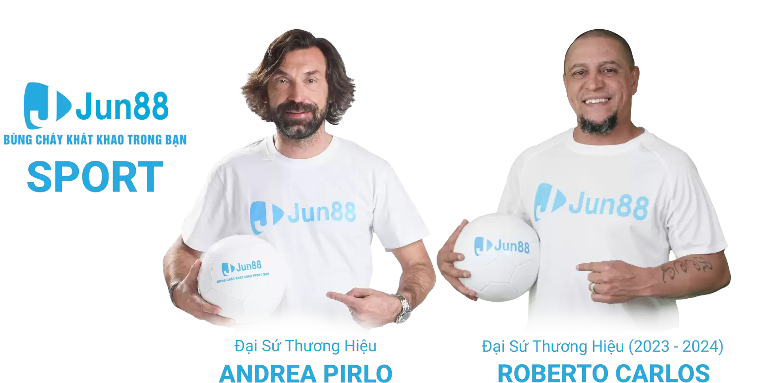 Đại Sứ Thương Hiệu ANDREA PIRLO & ROBERTO CARLOS